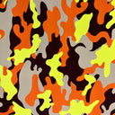lycra FIRE CAMOUFLAGE PRINT