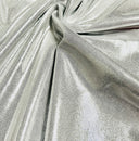 lycra PLATINIUM SILVER&WHITE SHINE FOIL