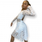 Sukienka FLORAL WHITE