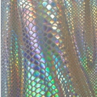 Lycra SILVER SNAKE HOLOGRAM